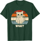 Retro What Cat Knife Meow Kitty Funny Cats Mom And Cat Dad Women T-Shirt - T-Shirt | Forest