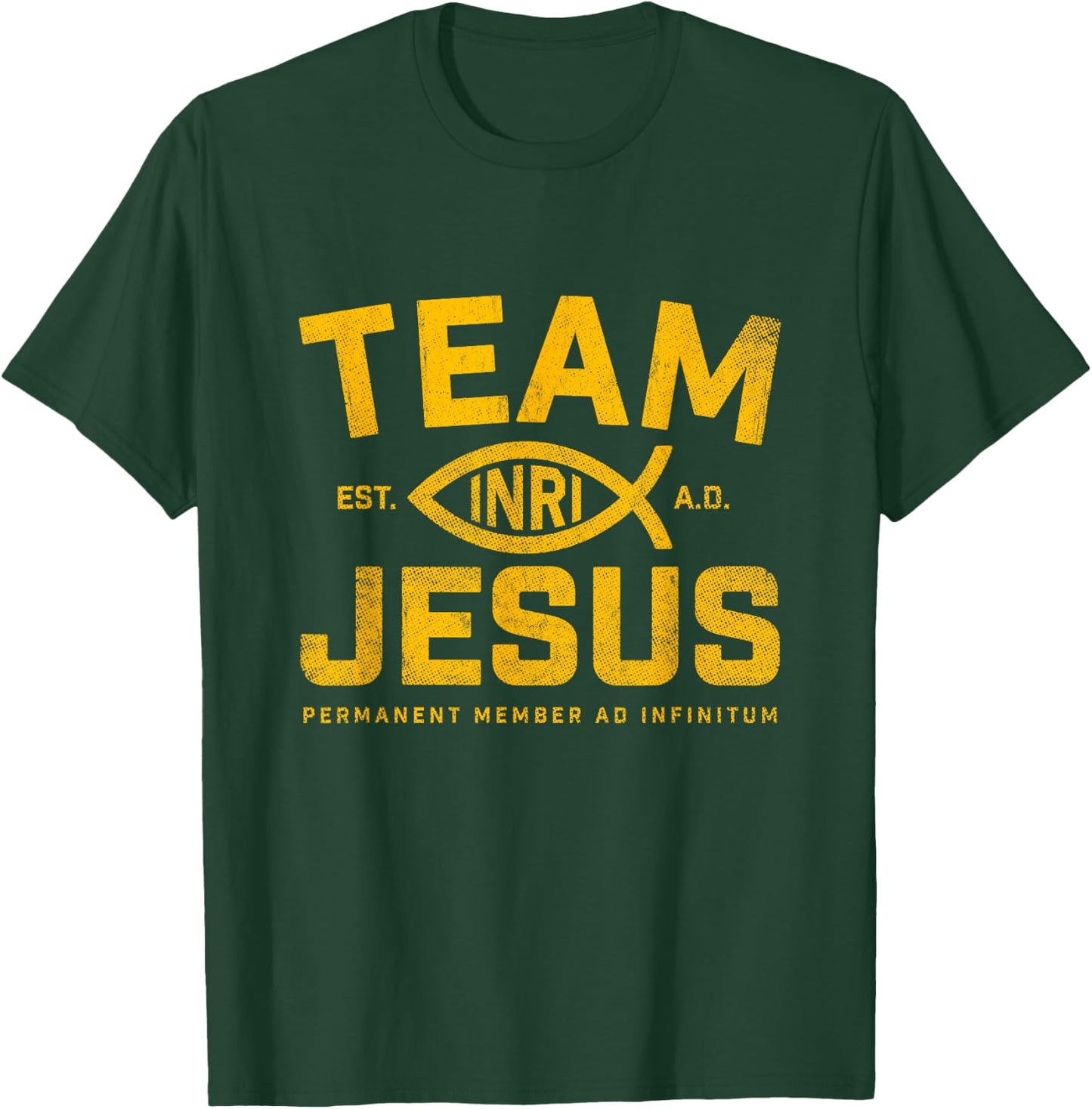 Christ Christianity God Almighty Lord Savior Team Jesus T-Shirt - T-Shirt | Forest