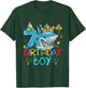7th Birthday Shark Ocean Theme Party 7 Years Old For Boy T-Shirt - T-Shirt | Forest
