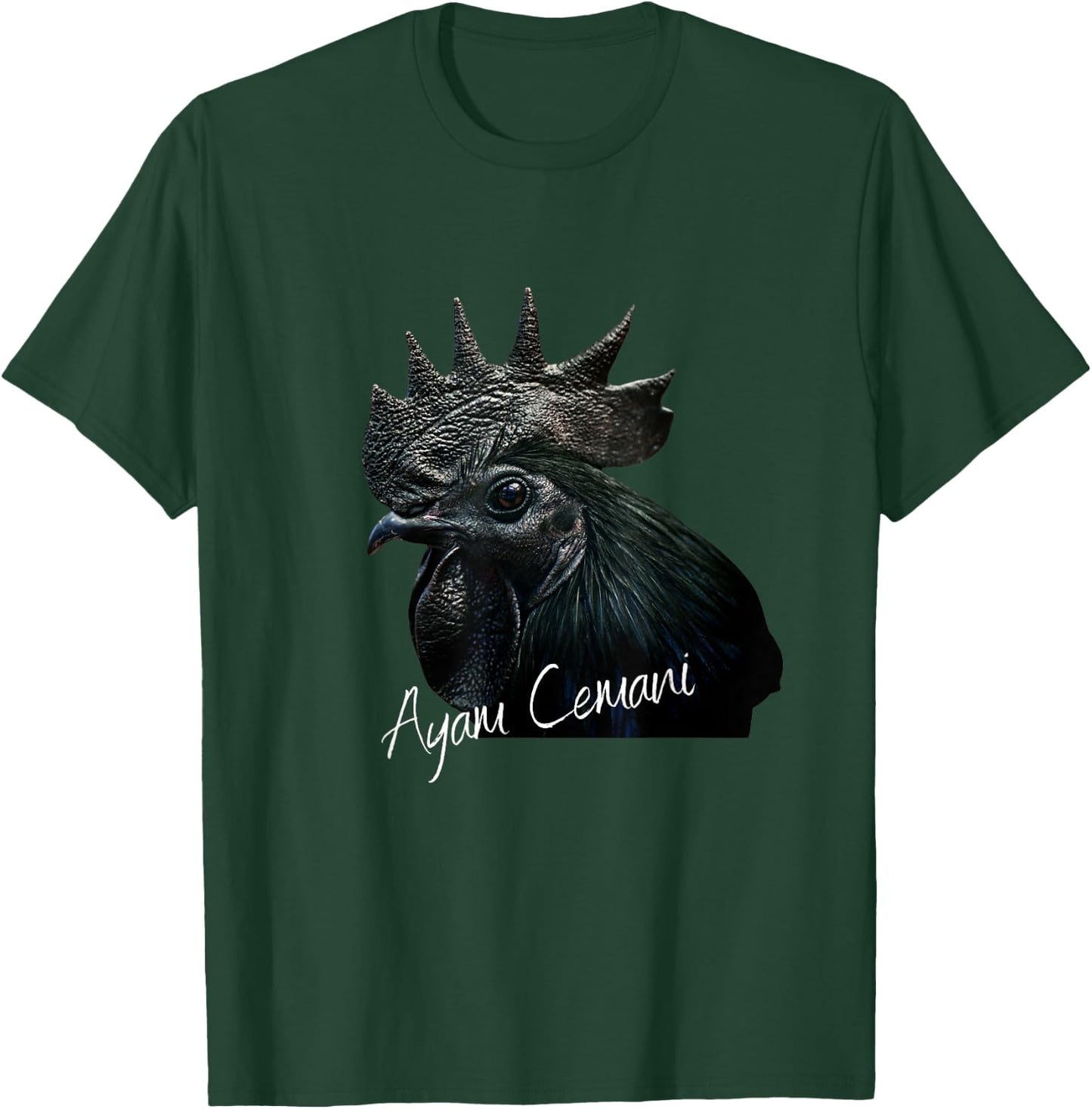 Ayam Cemani Black Chicken Keeper T-Shirt - T-Shirt | Forest