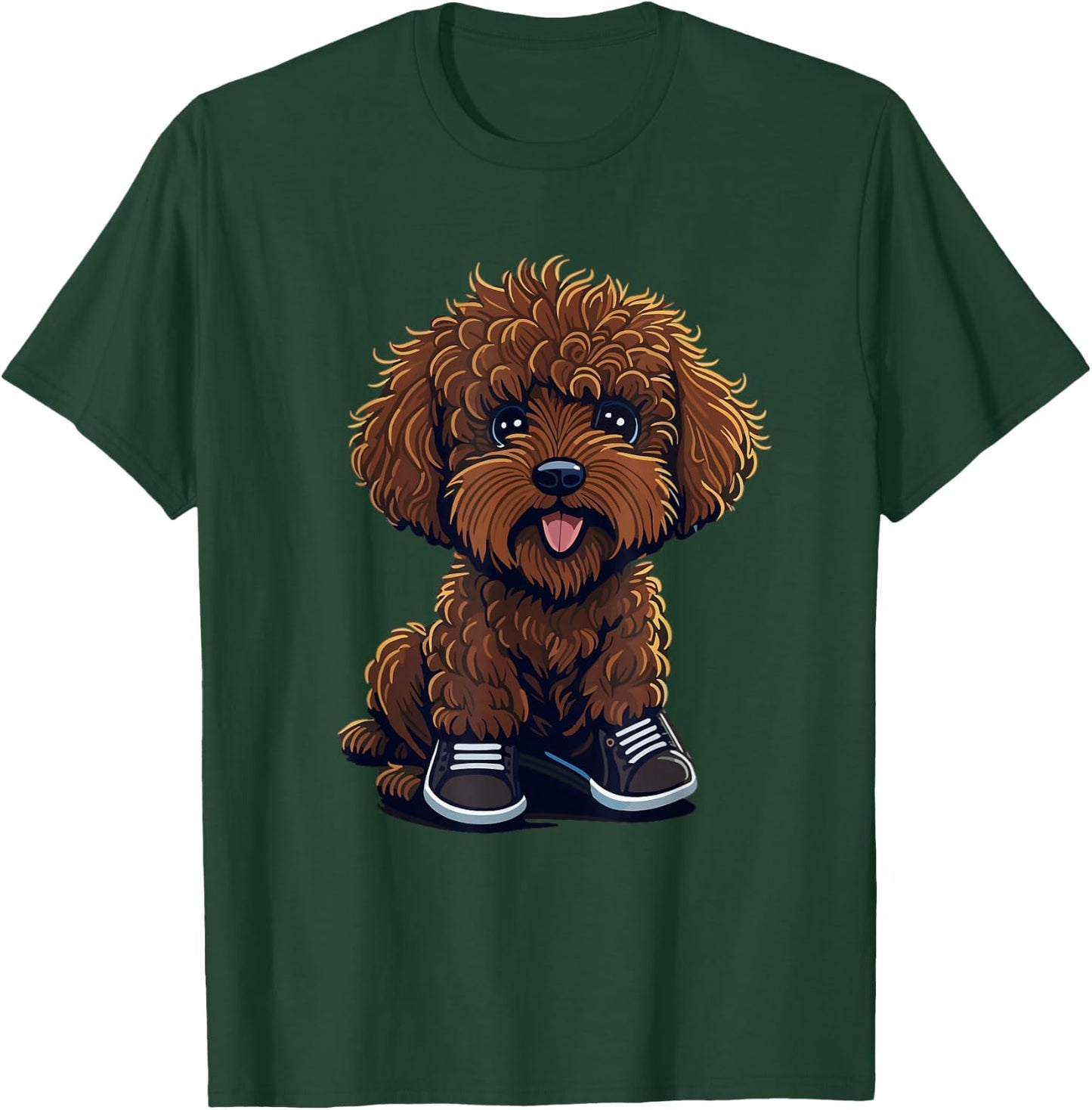 Mini Golden Doodle Must Haves Clothes Fan Mini Goldendoodle T-Shirt - T-Shirt | Forest