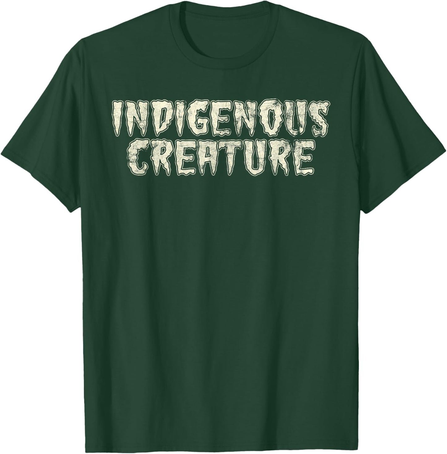 Indigenous Creature White T-Shirt - T-Shirt | Forest