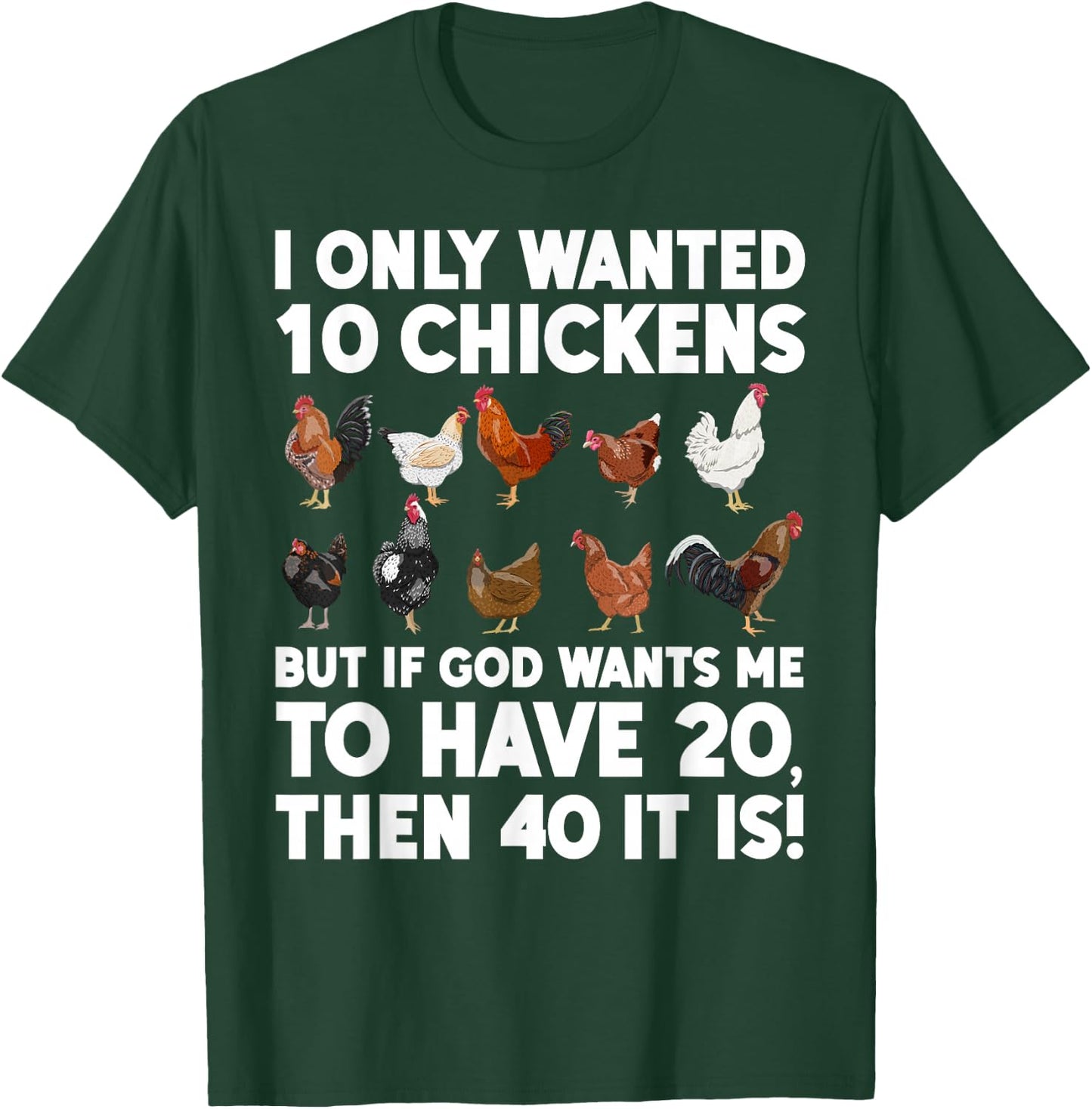 Best Chicken Art Women Poultry Themed Chicken Farmer T-Shirt - T-Shirt | Forest