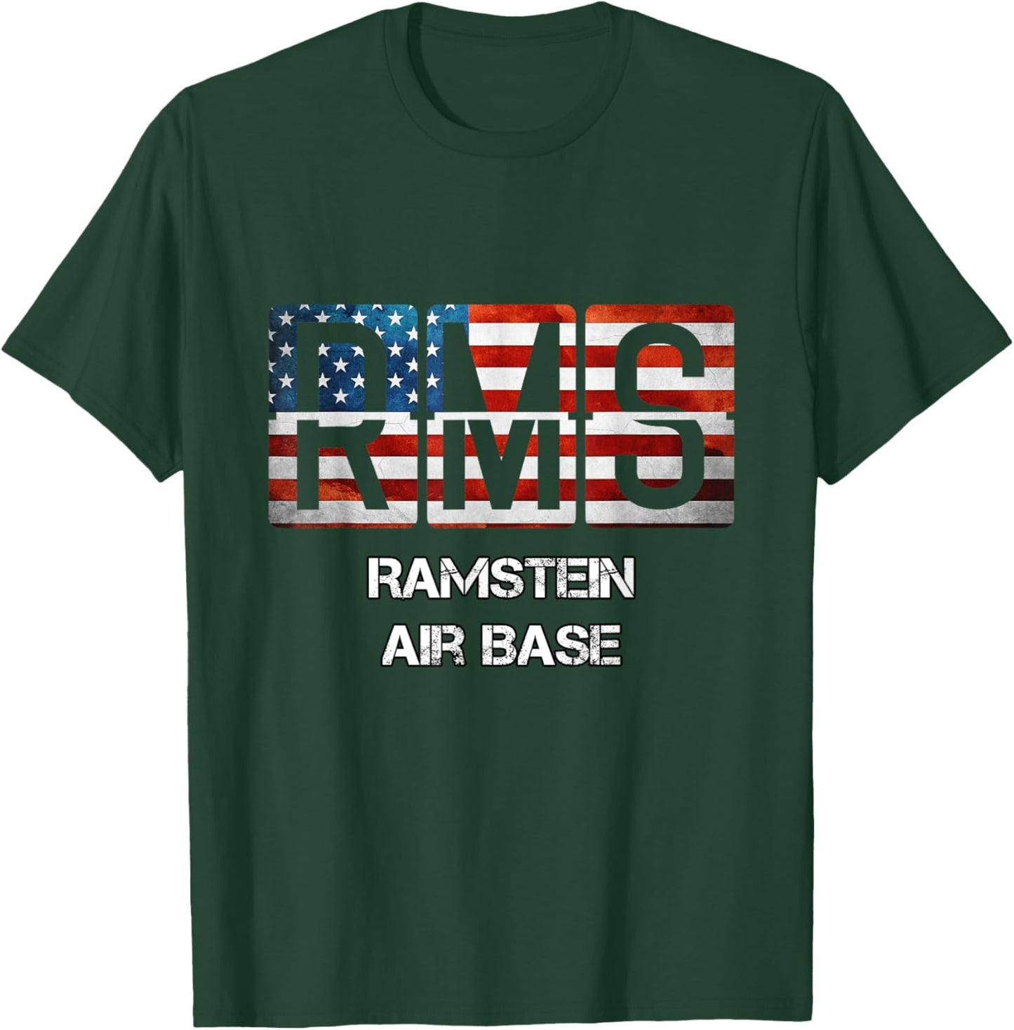 Ramstein Air Base RMS IATA ICAO ETAR Aviation Gift T-Shirt - T-Shirt | Forest