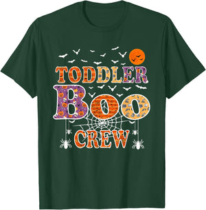Toddler Boo Crew Funny Halloween Daycare Teacher Kids T-Shirt - T-Shirt | Forest