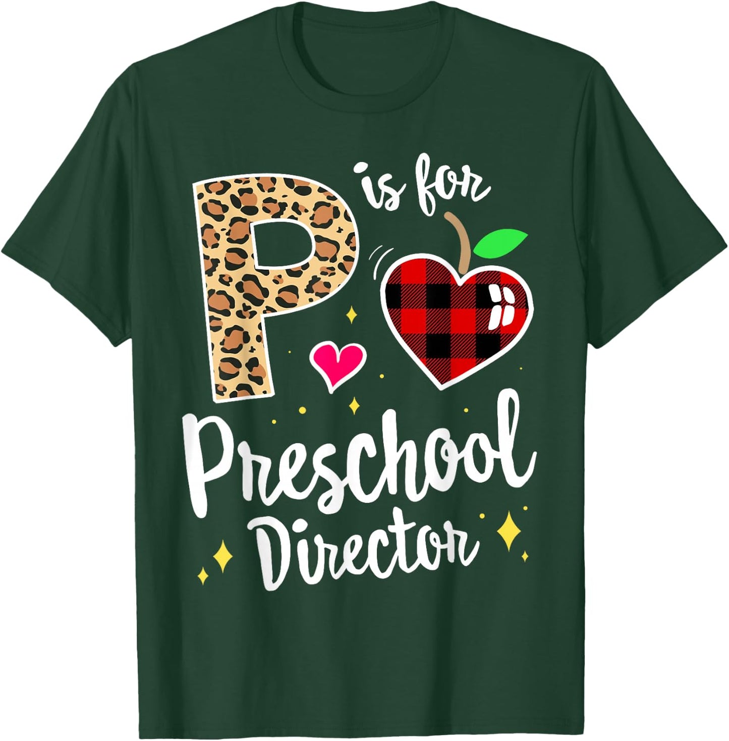 Preschool Director Back to School Daycare Appreciation Thank T-Shirt - T-Shirt | Forest