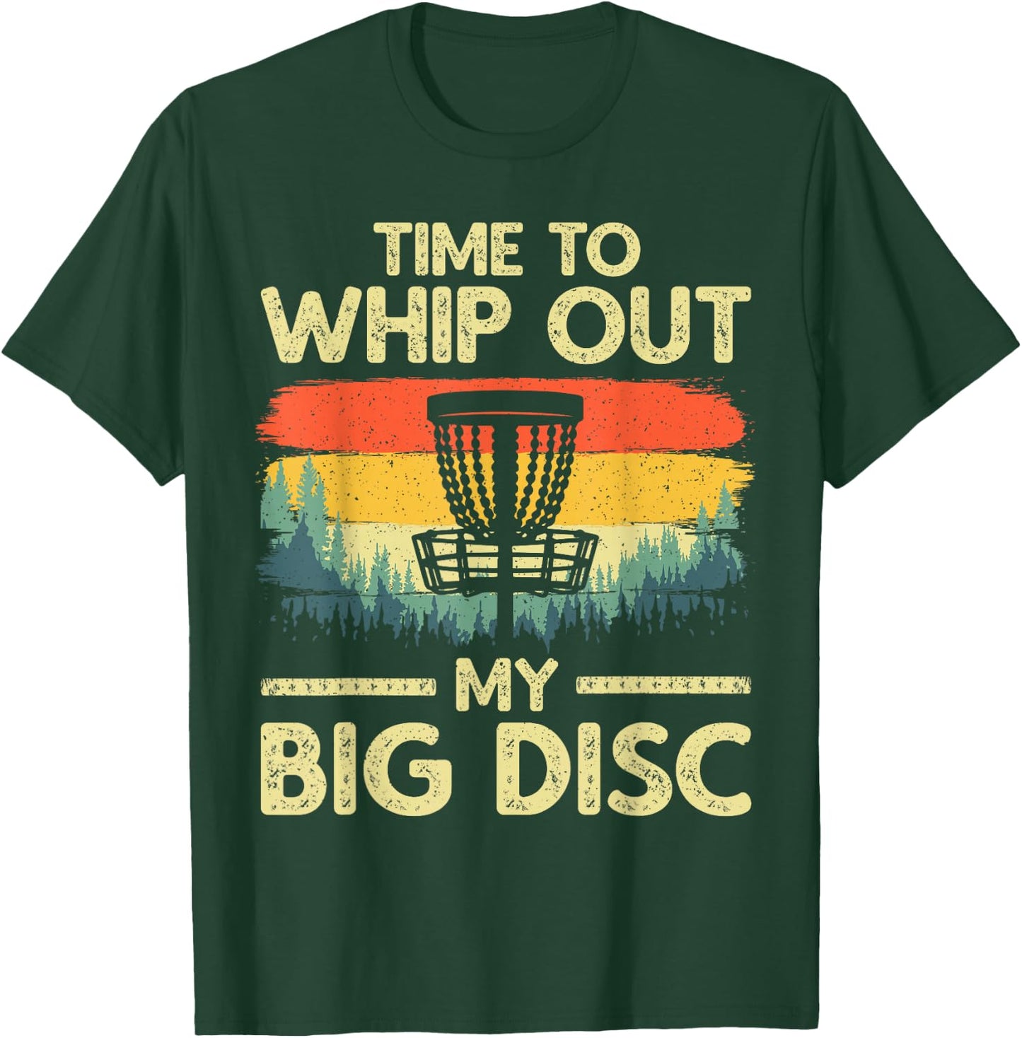 Funny Disc Golf Art Women Flying Disc Sport Players T-Shirt - T-Shirt | Forest
