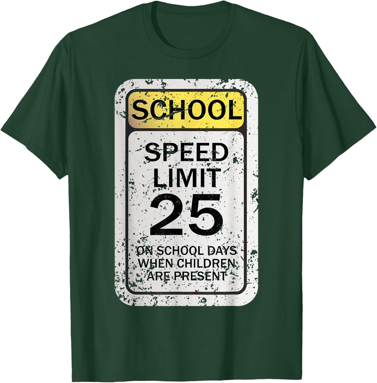 Road Signs Funny Traffic Signs Halloween Costume Party T-Shirt - T-Shirt | Forest