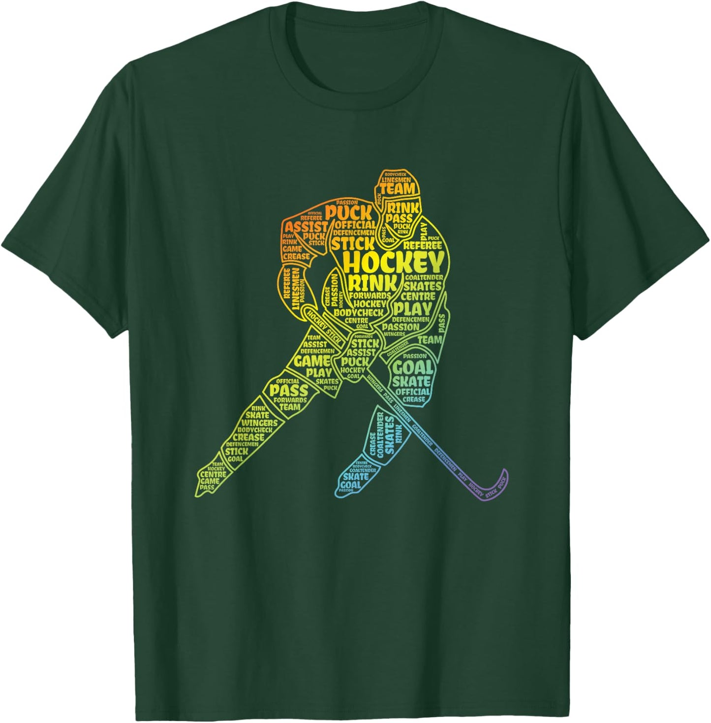 Ice Hockey Boy T-Shirt - T-Shirt | Forest