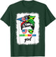 Half American Jamaican America Jamaica Flag JamaiRican Girl T-Shirt - T-Shirt | Forest