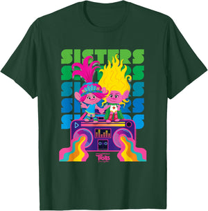 DreamWorks Trolls Band Together Poppy and Viva Sisters T-Shirt - T-Shirt | Forest