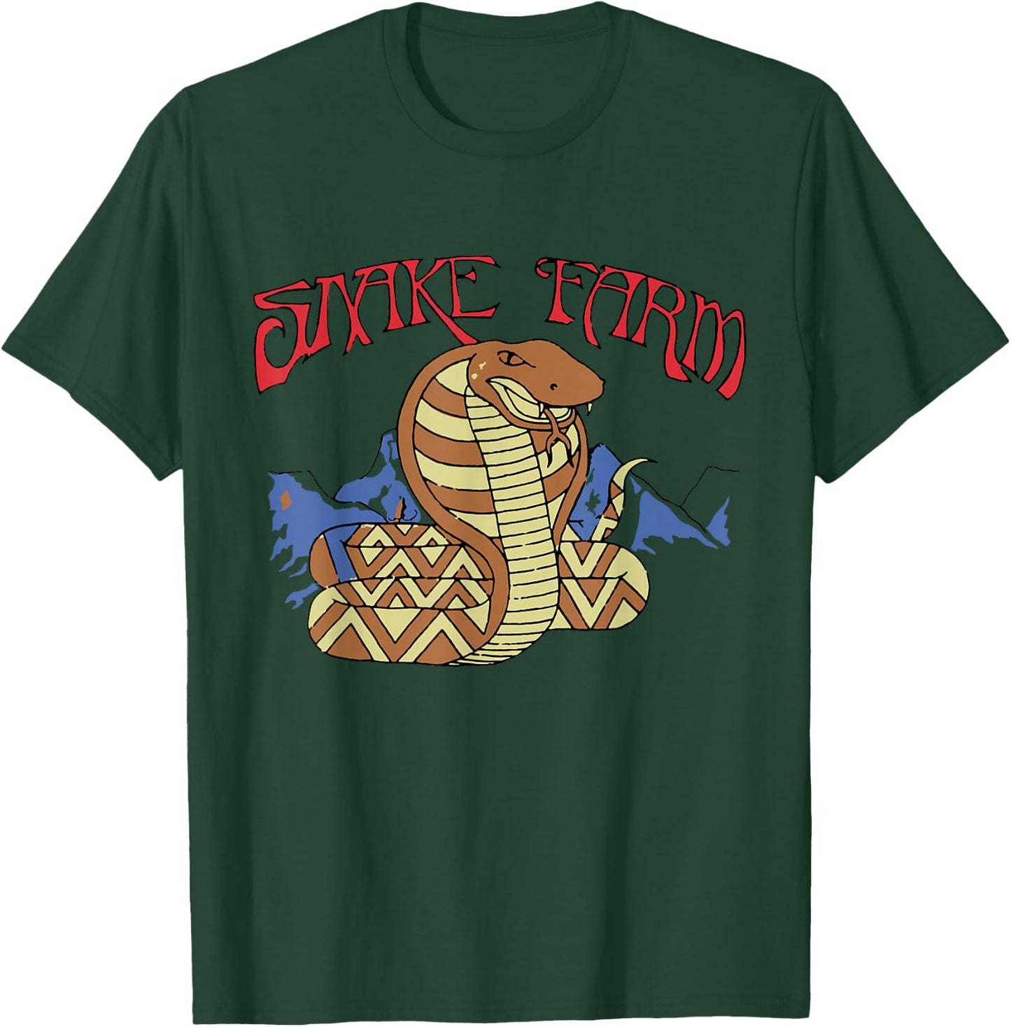 SNAKE FARM | Rock Music T-Shirt - T-Shirt | Forest