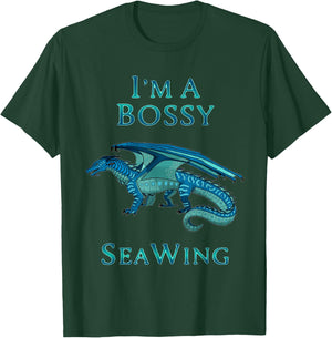 I'm A Bossy SeaWing Dragon Lovers Shirt, Ocean Dragon Kids T-Shirt - T-Shirt | Forest