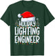 Holiday Lighting Engineer Christmas Light Decorator Xmas T-Shirt - T-Shirt | Forest