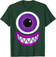 Purple Cute Monster Face Men's Women's Costume Halloween T-Shirt - T-Shirt | Forest