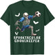 Soccer Skeleton Halloween Soccer Player Halloween Goalkeeper T-Shirt - T-Shirt | Forest