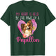 My Heart Is Held By The Paws Of A Papillon - Dogs Breeder T-Shirt - T-Shirt | Forest