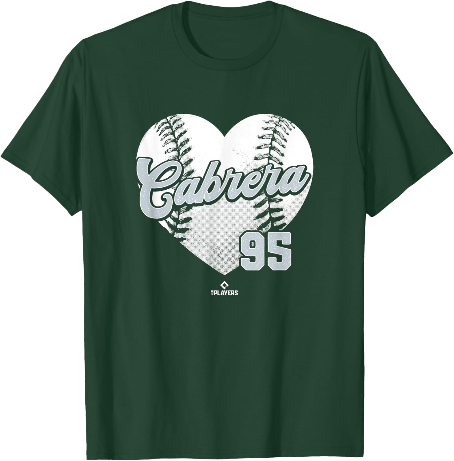 Baseball Heart Oswaldo Cabrera New York MLBPA T-Shirt - T-Shirt | Forest