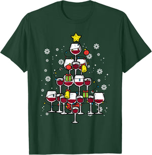 Christmas Tree Funny Winter Xmas Women Men Adult T-Shirt - T-Shirt | Forest