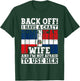 Funny Dominican Republic Husband Dominican Flag Heritage T-Shirt - T-Shirt | Forest
