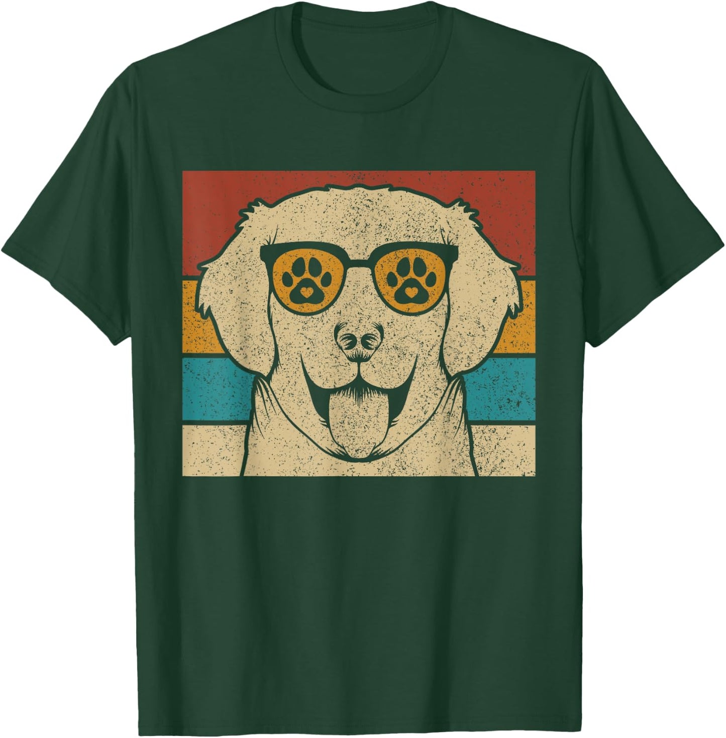 Dog Lover Owner Pet Outfit Animal Vintage Labrador Retriever Women Kids T-Shirt - T-Shirt | Forest