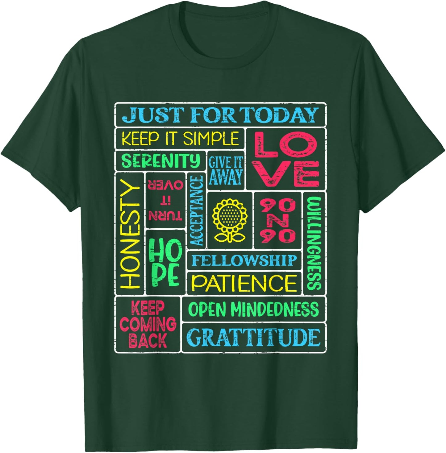 Spiritual Narcotics Anonymous Garden T-Shirt - T-Shirt | Forest