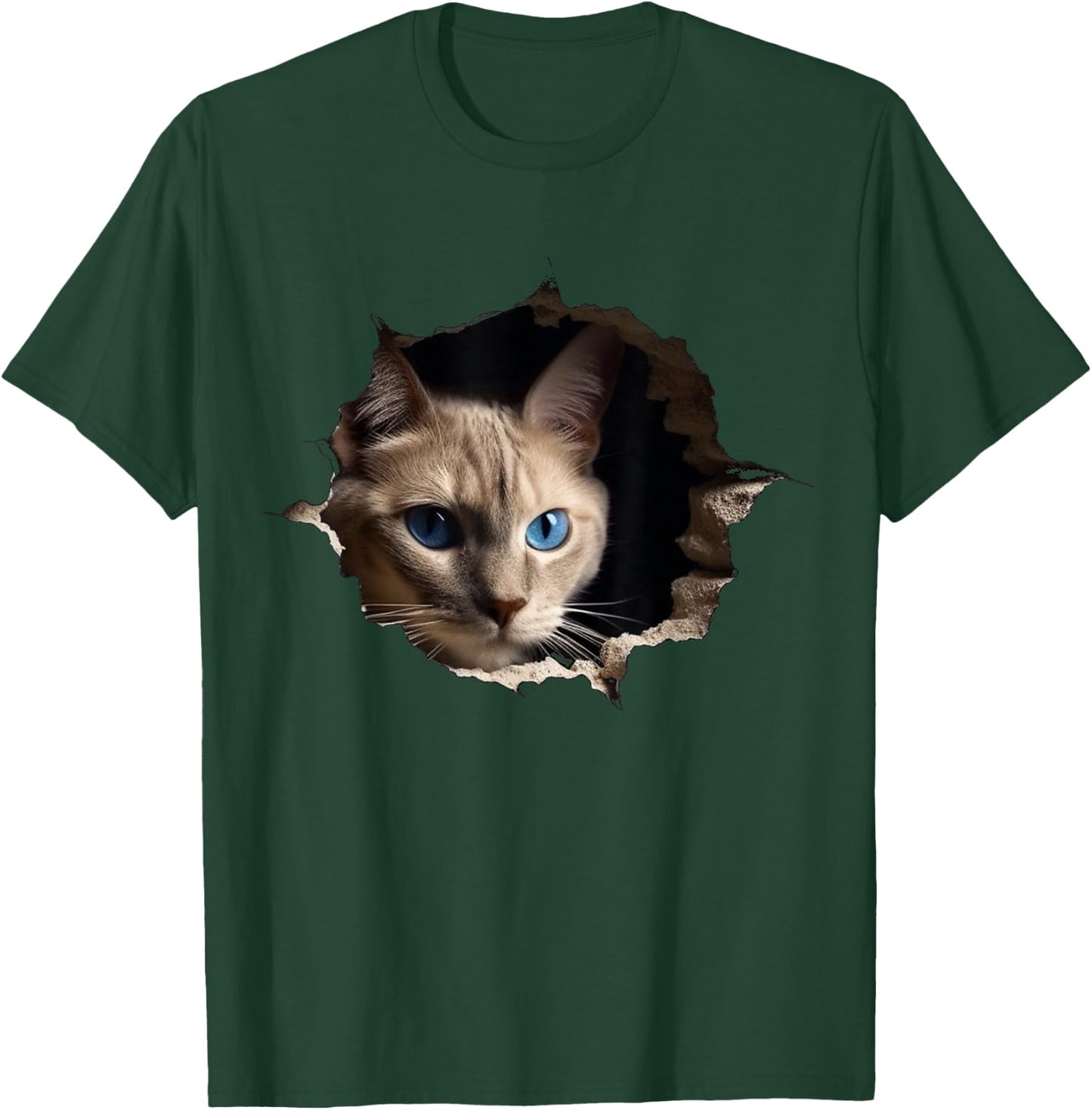 Cat Wall Animals Cat Motif Animal Cat T-Shirt - T-Shirt | Forest
