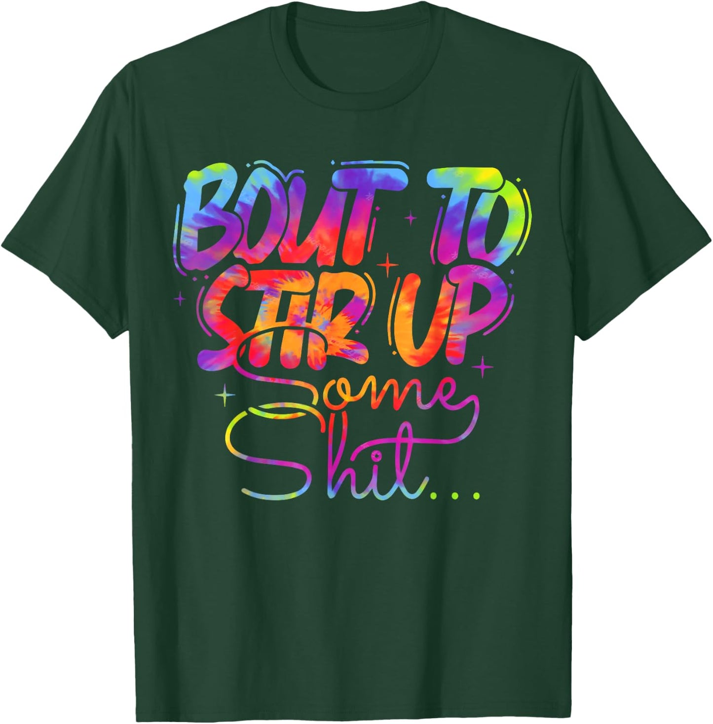 Vintage Bout to Stir up Some Shit Funny Joke T-Shirt - T-Shirt | Forest