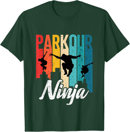 Love Parkour Men Shirt Parkour Gifts for Boys, Kids, Women T-Shirt - T-Shirt | Forest