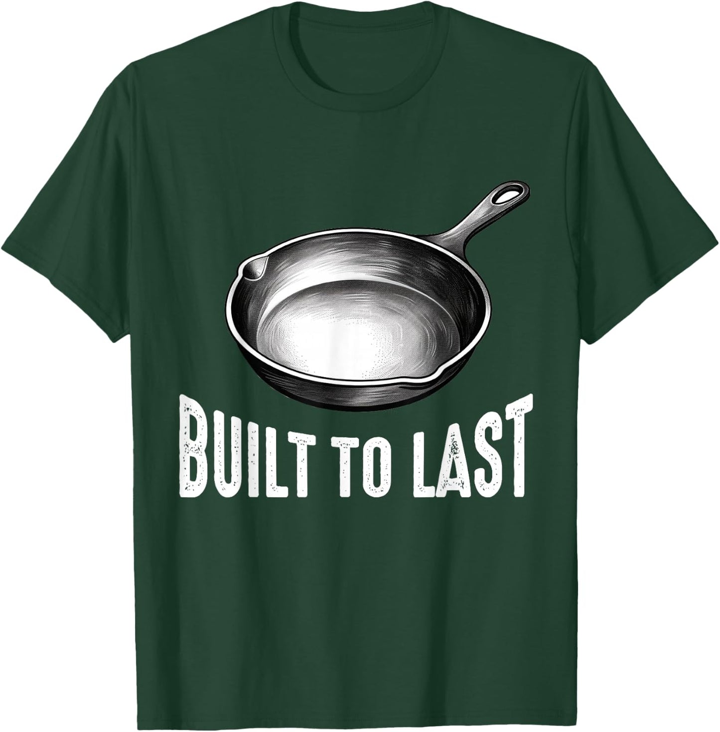 Cast Iron Pan Lover Frying Skillet Funny Cooking Chef T-Shirt - T-Shirt | Forest