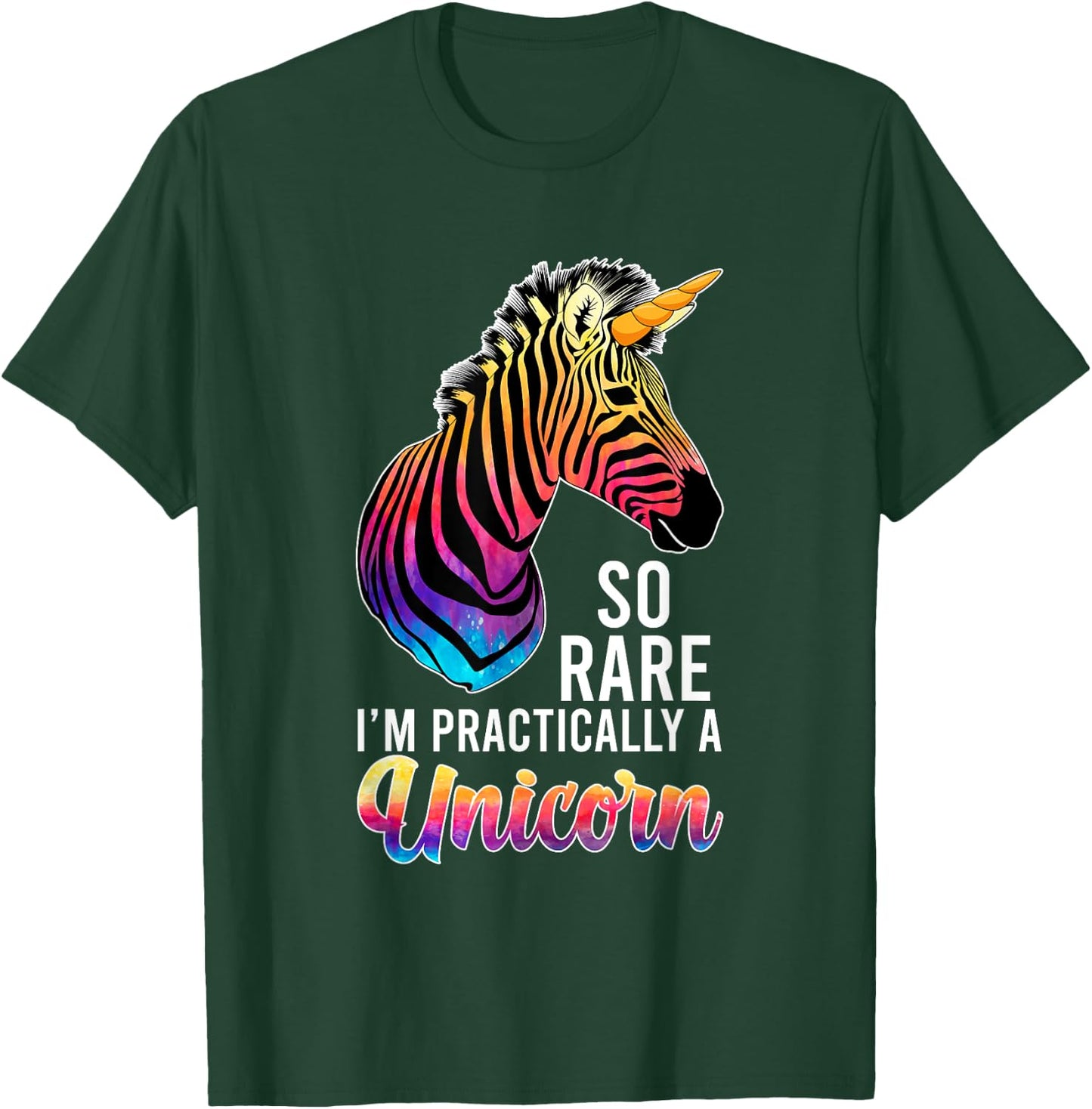 A Unicorn Rare Disease Warrior Rare Disease Awareness T-Shirt - T-Shirt | Forest