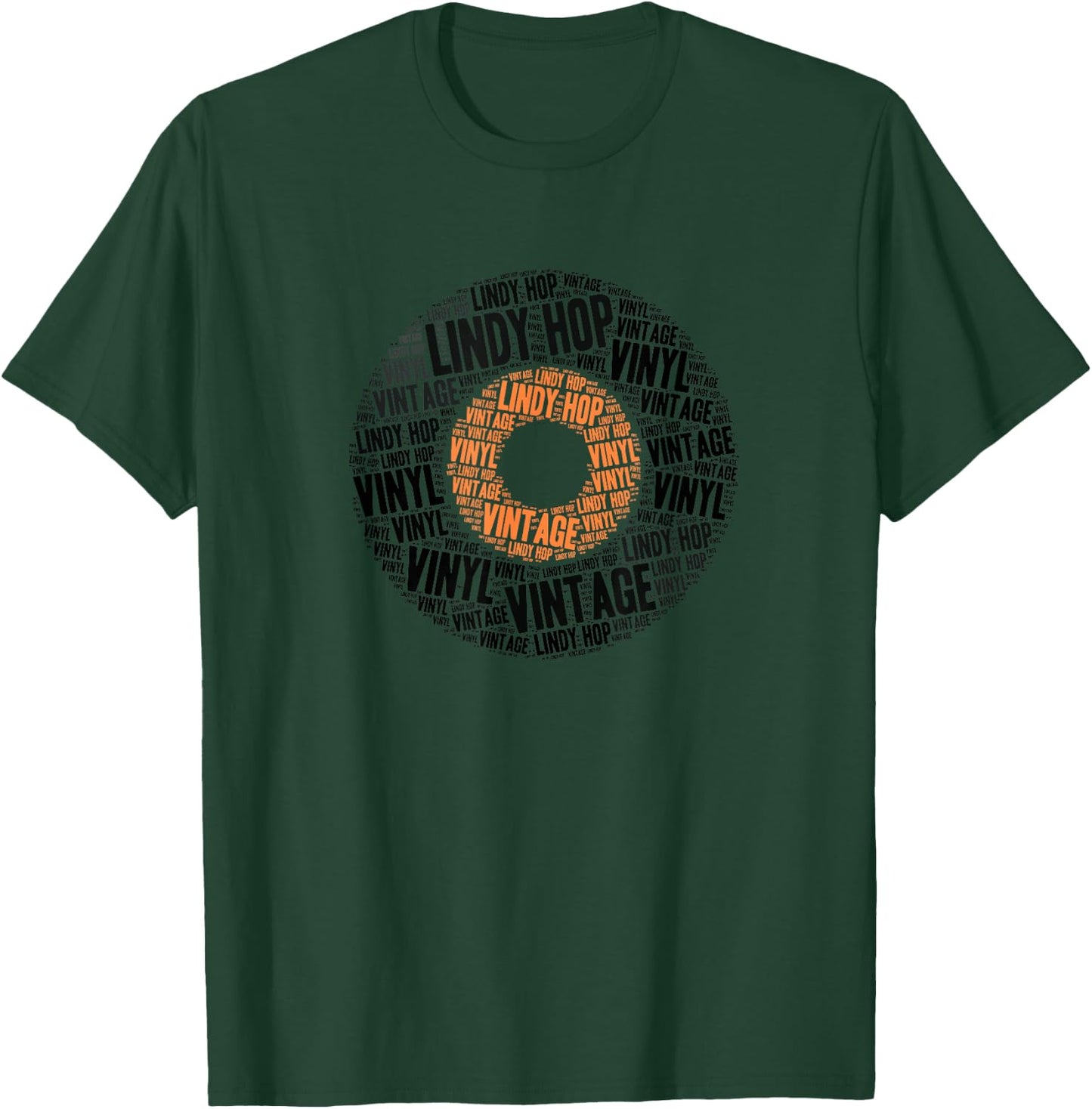 Vintage Lindy Hop Swing Dance T-Shirt - T-Shirt | Forest