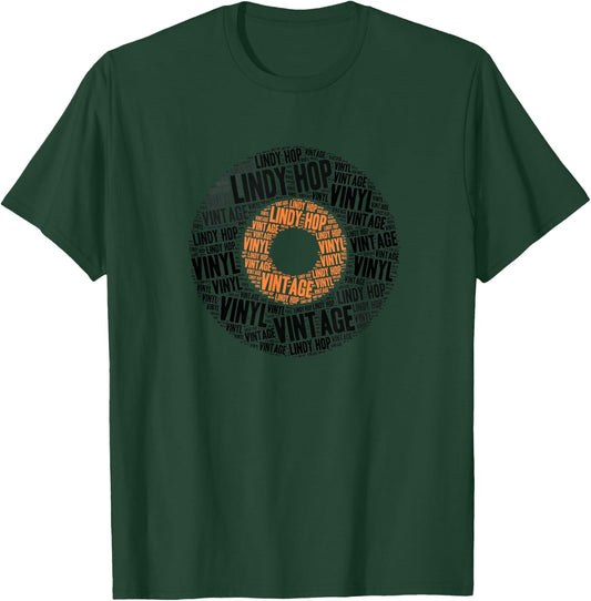 Vintage Lindy Hop Swing Dance T-Shirt - T-Shirt | Forest