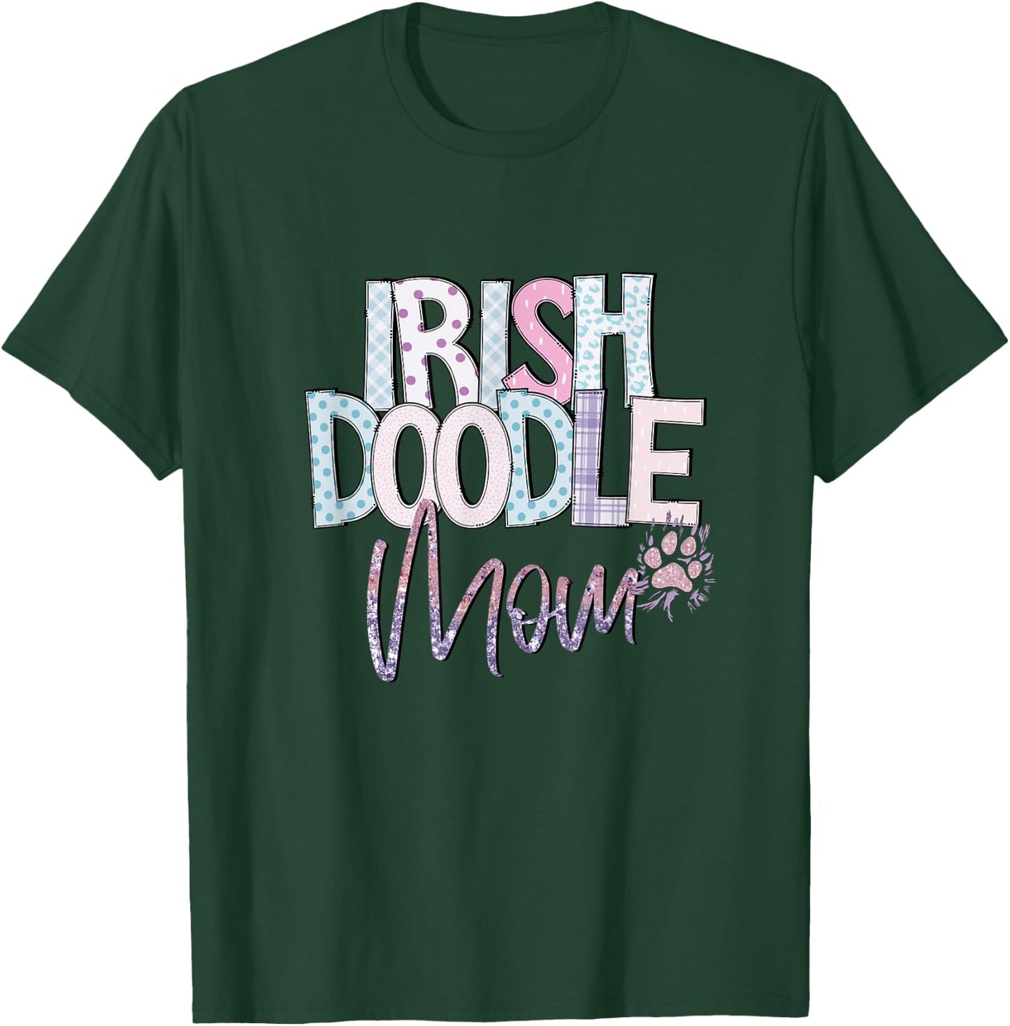 Irish Doodle Mom T-Shirt - T-Shirt | Forest