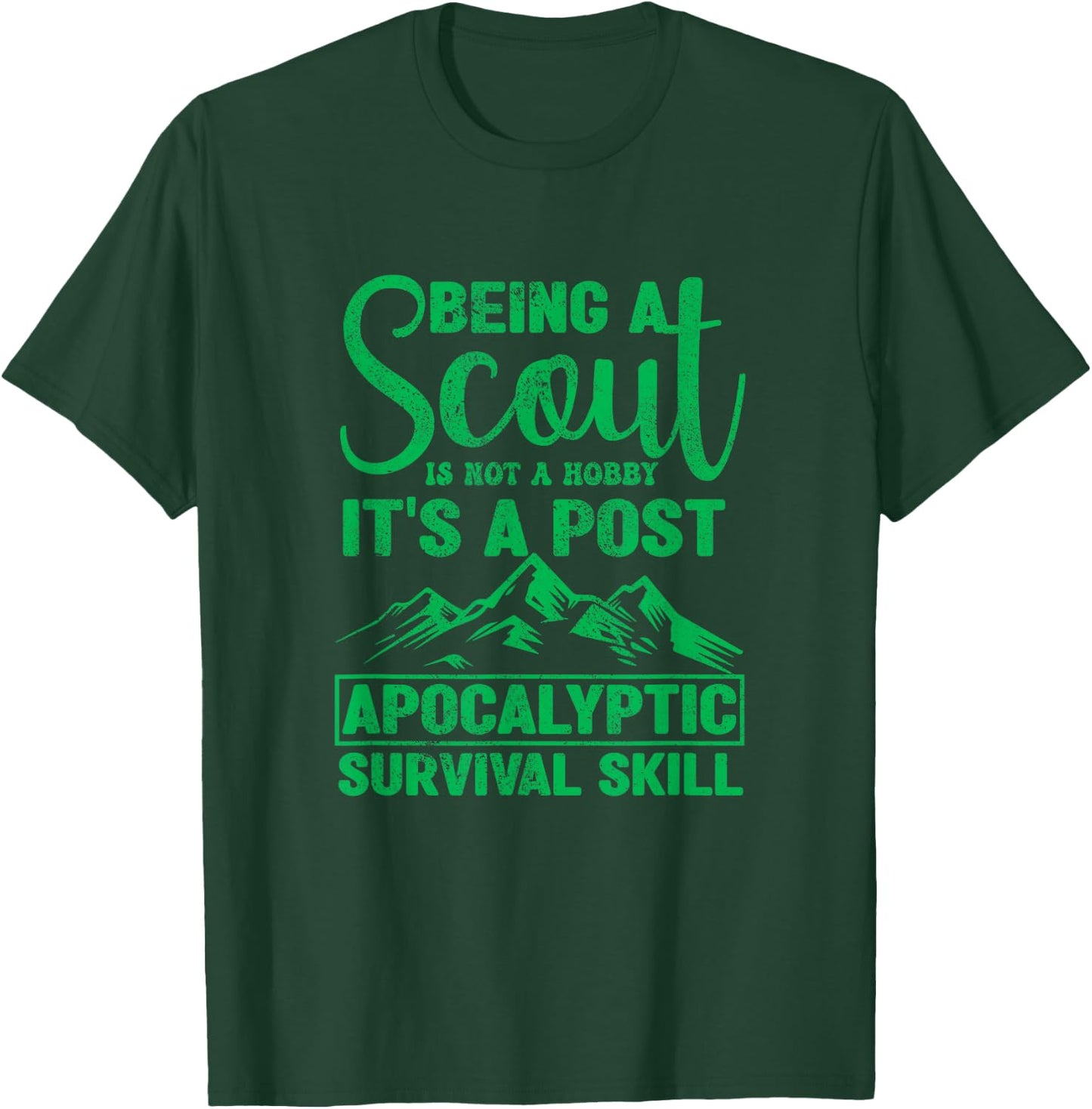 Being A Scout Is Not A Hobby Funny Scouting Camping Scouts T-Shirt - T-Shirt | Forest