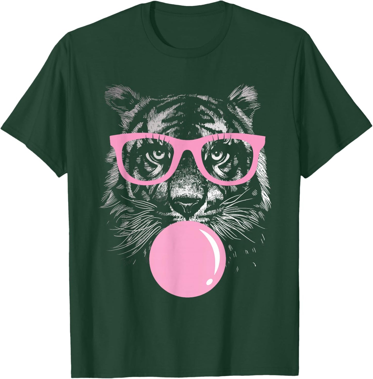 Tiger Women Tiger Face Wild Animal Cute Tiger Shirt Women T-Shirt - T-Shirt | Forest