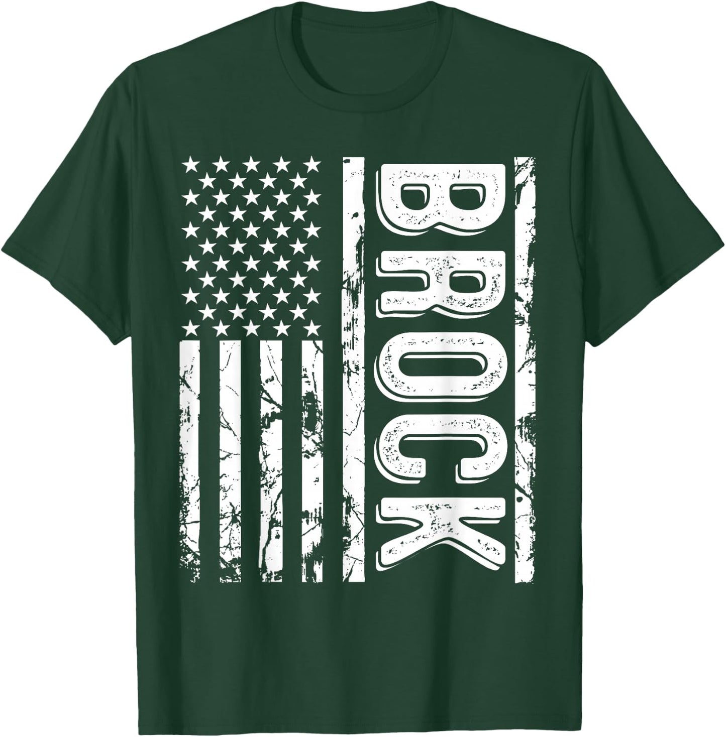 Brock Last Name Funny Surname Team Brock Family Reunion T-Shirt - T-Shirt | Forest