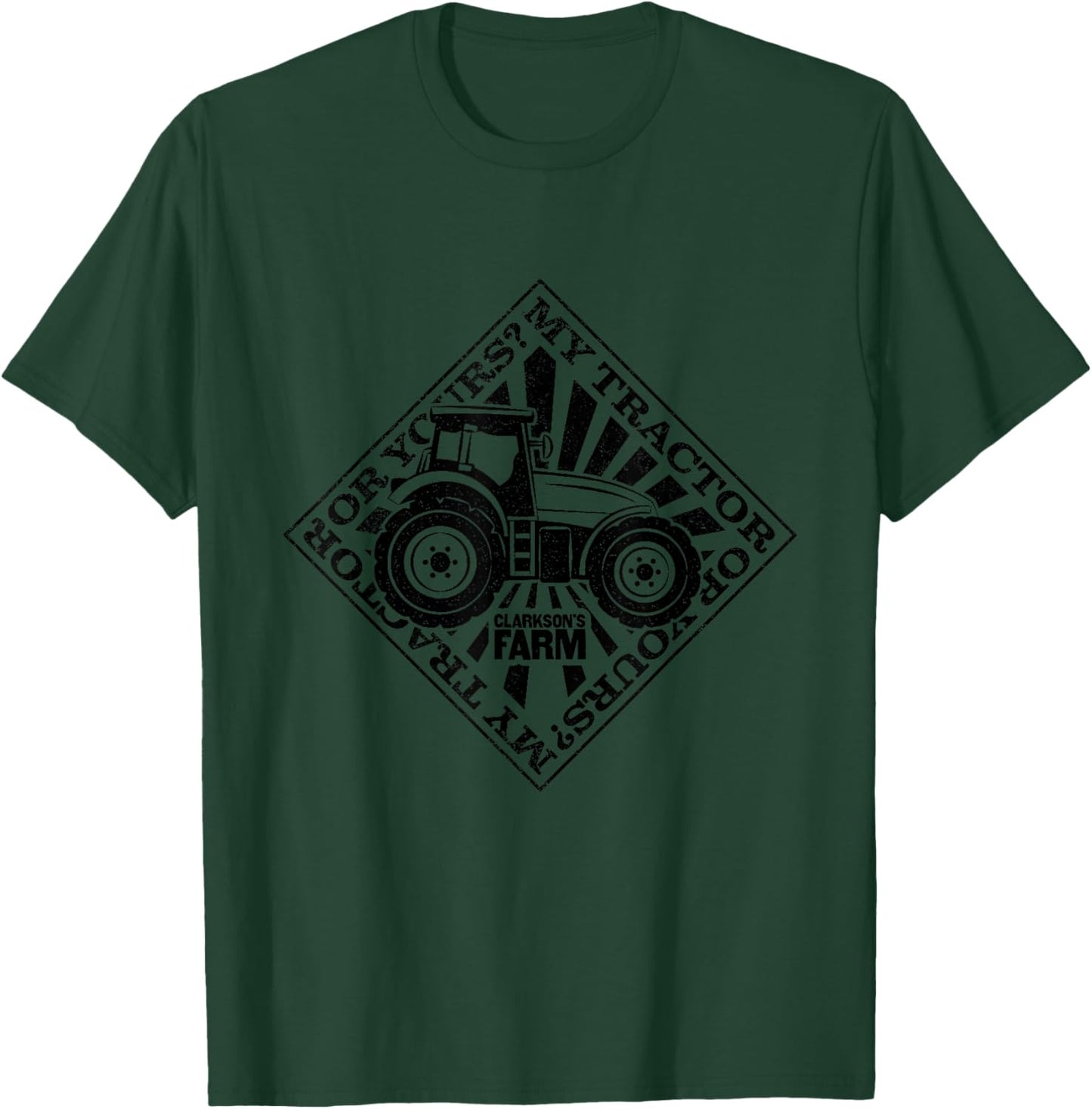 Clarkson's Farm - My Tractor or Yours - Black Logo T-Shirt - T-Shirt | Forest
