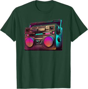 Retrowave Synthwave 80s Design For The Eighties Music Lovers T-Shirt - T-Shirt | Forest