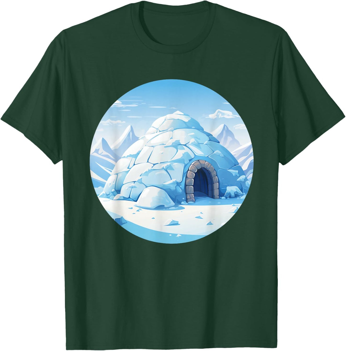 Funny snow Igloo Costume for Boys and Girls T-Shirt - T-Shirt | Forest