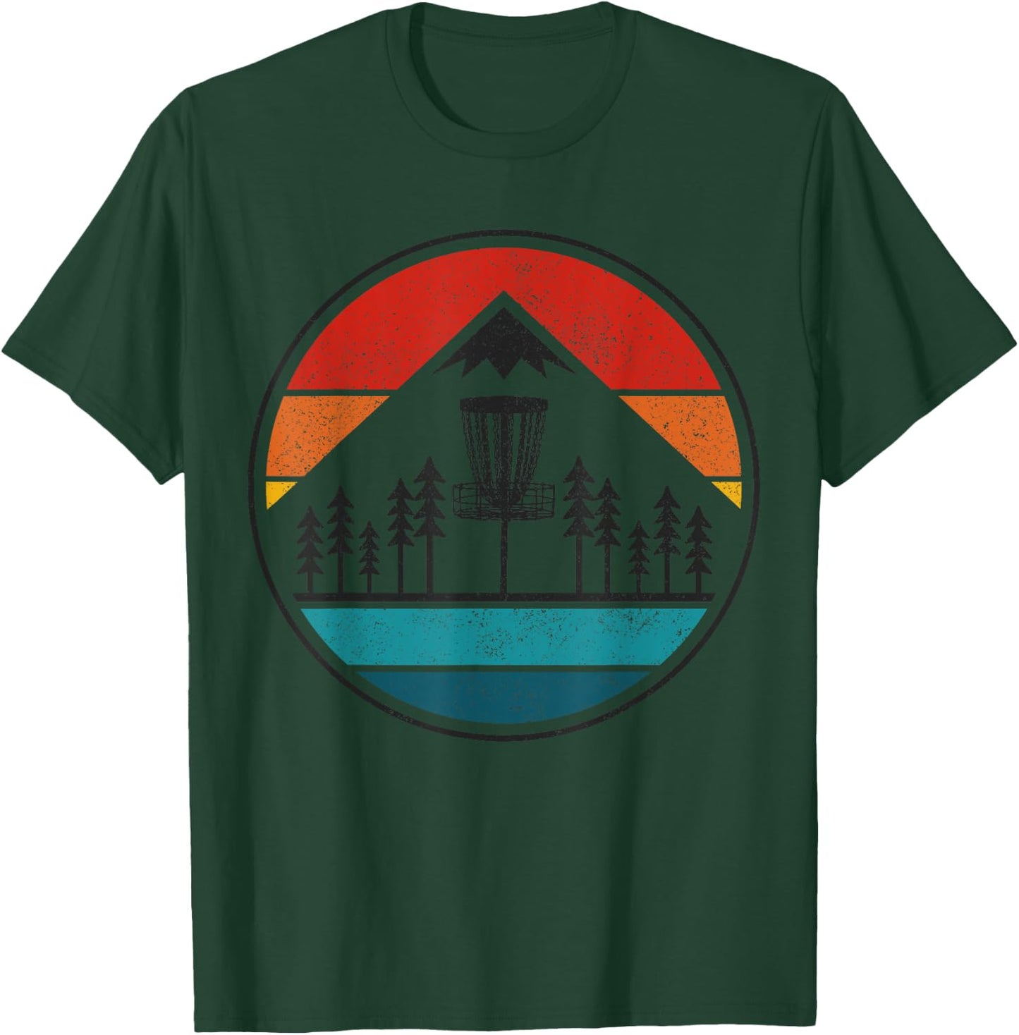 Vintage Disc Golf Rolf Retro Frisbee Disc Golfer T-Shirt - T-Shirt | Forest