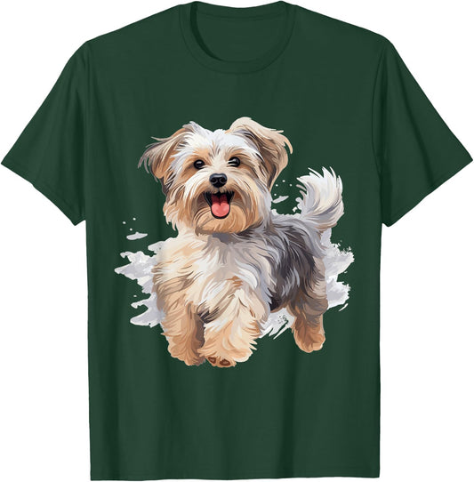 Morkie Dog Breed Pet Cute Graphic T-Shirt - T-Shirt | Forest