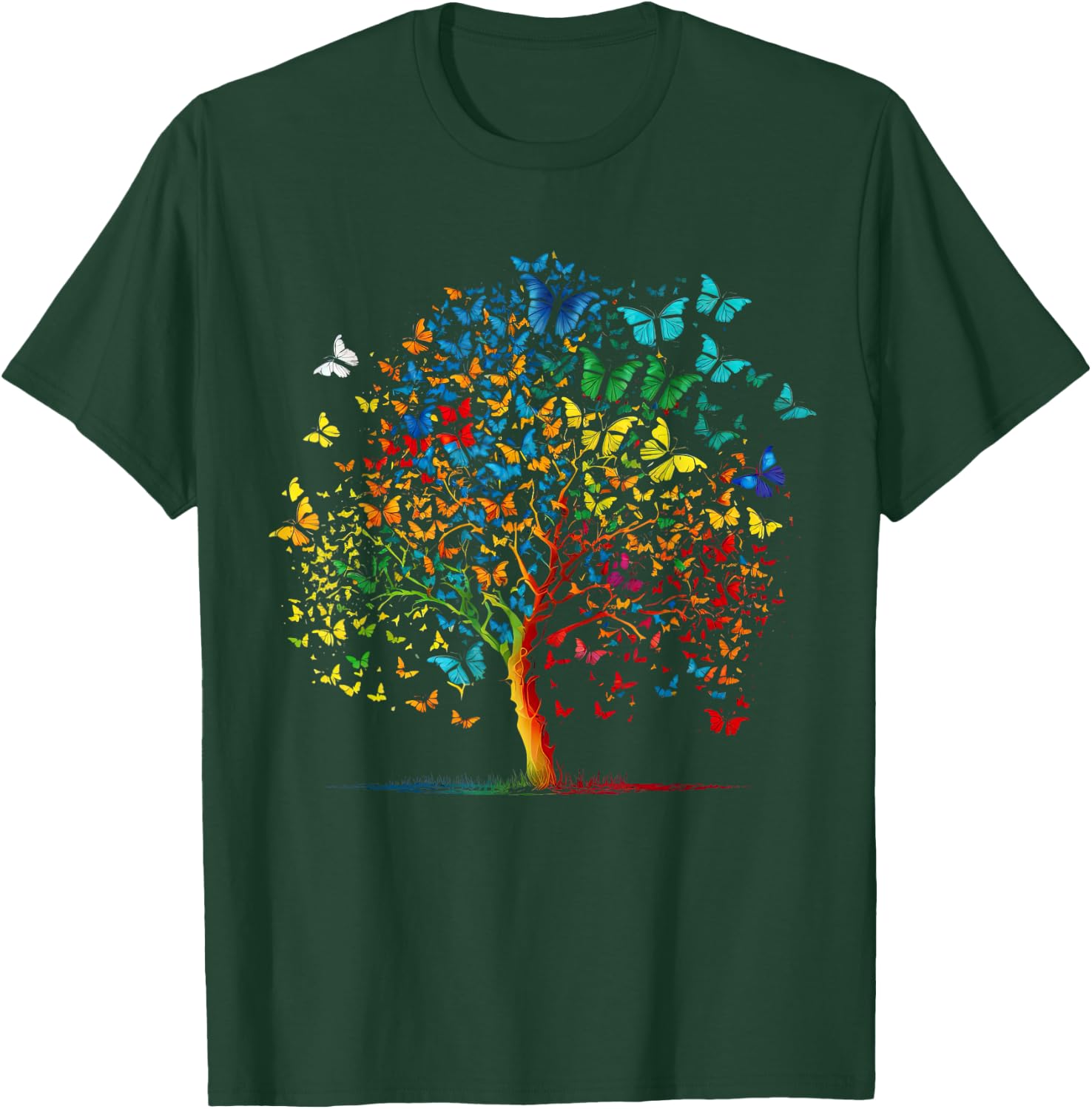 Butterfly Tree funny butterfly T-Shirt - T-Shirt | Forest