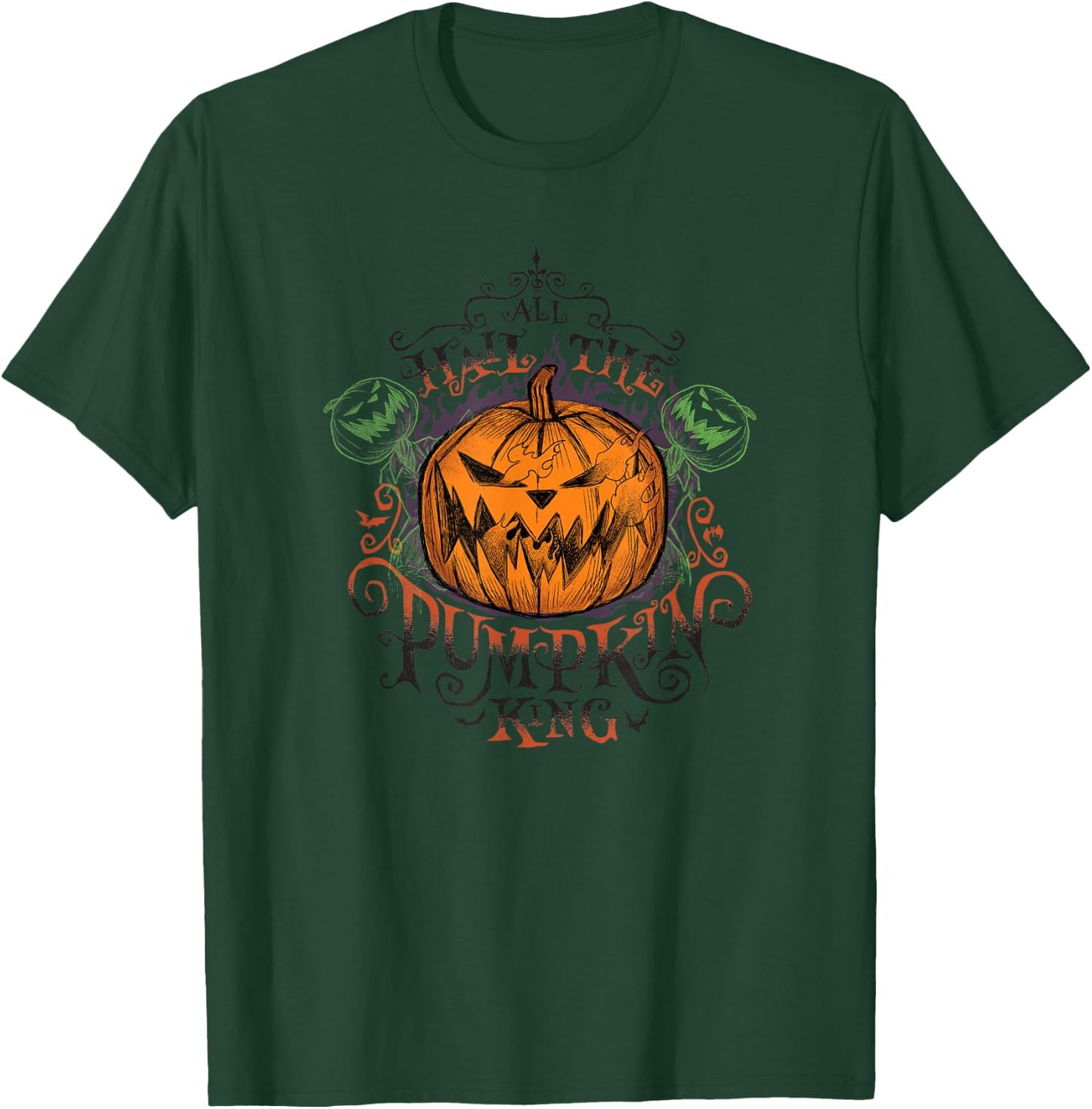 Disney The Nightmare Before Christmas Hail The Pumpkin King T-Shirt - T-Shirt | Forest
