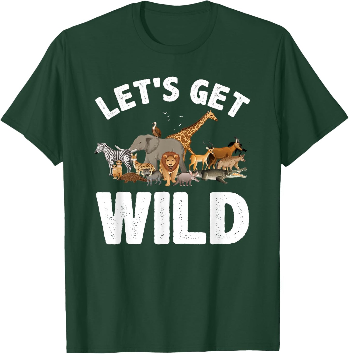Cool Safari Animal Women Zoo Jungle Wildlife Lover T-Shirt - T-Shirt | Forest