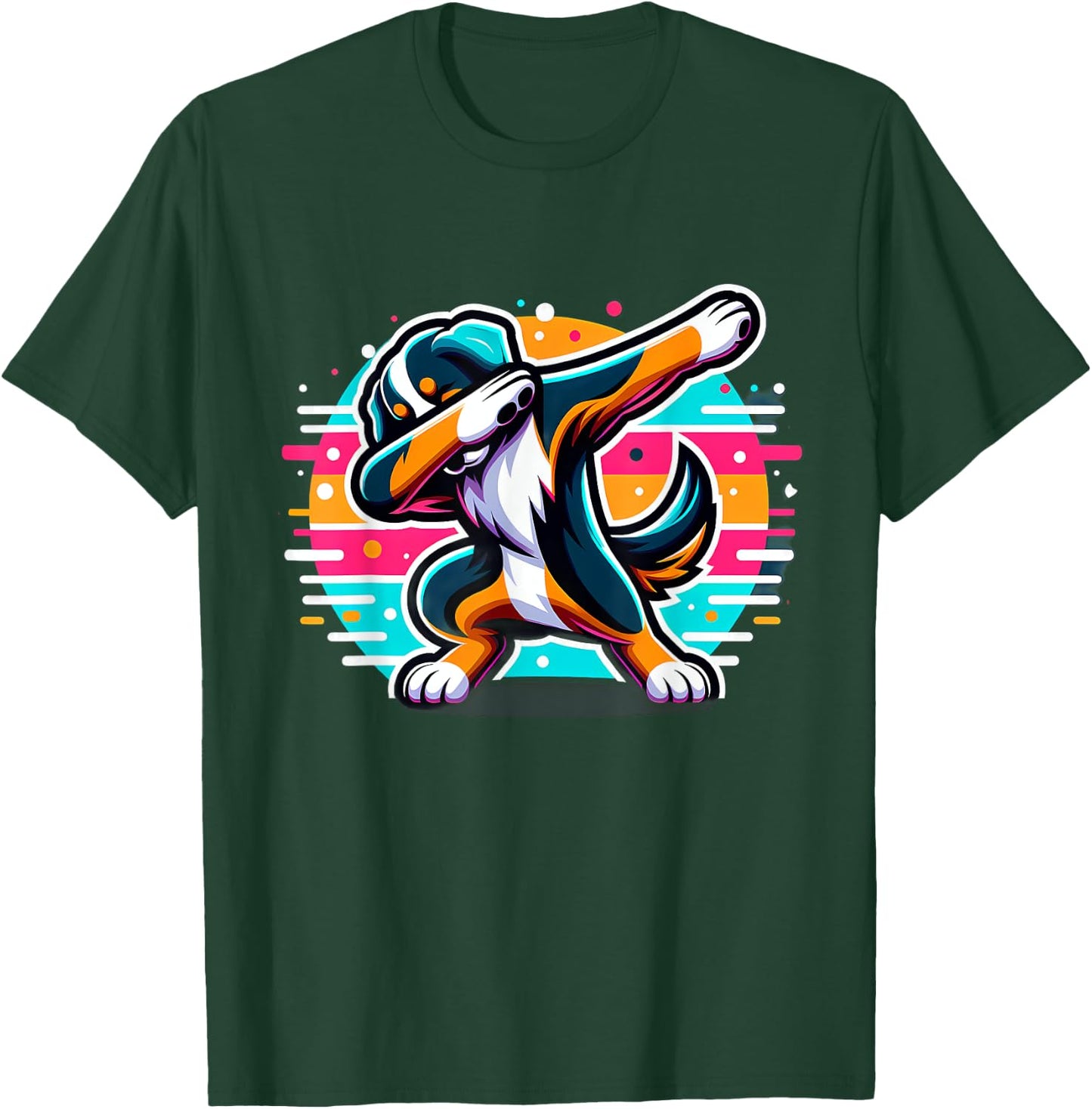 Dabbing Entlebucher Mountain Dog T-Shirt - T-Shirt | Forest