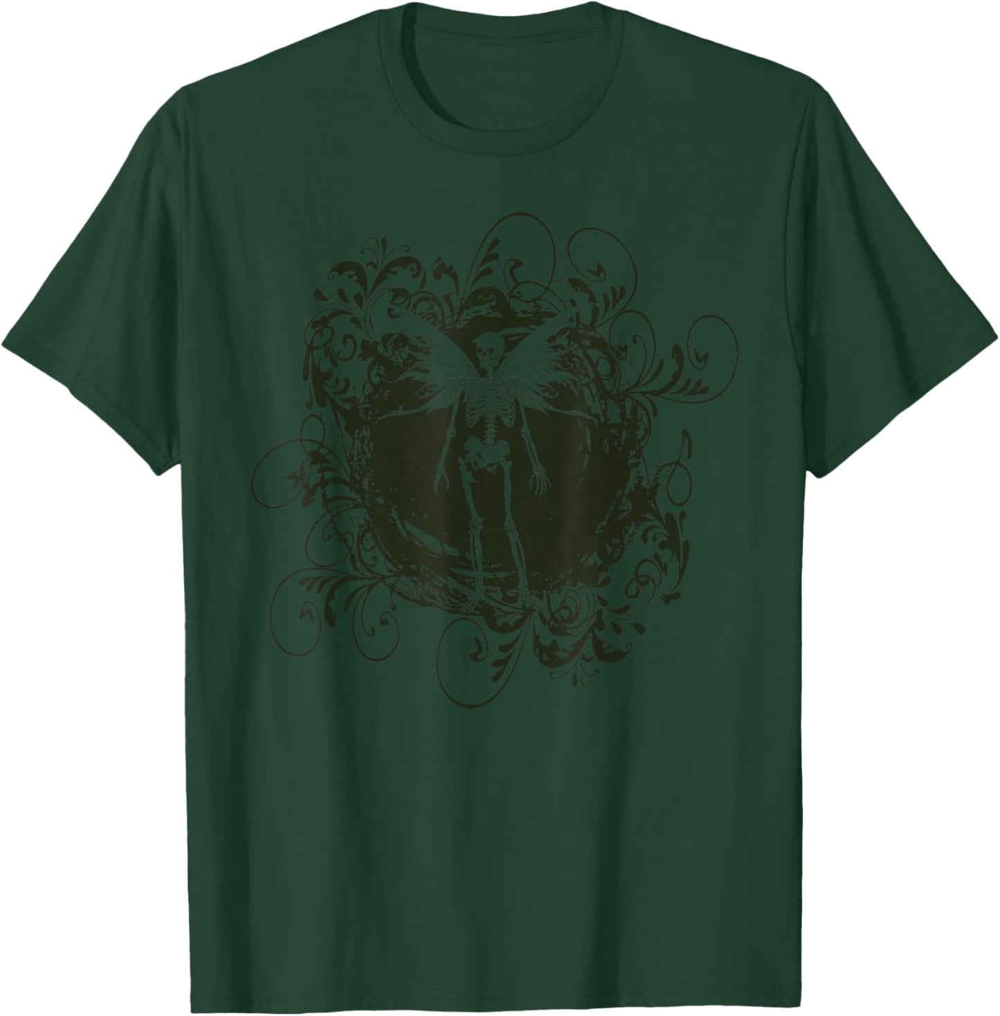 Fairy Grunge Fairycore Aesthetic Skeleton Y2K Alt Clothes T-Shirt - T-Shirt | Forest