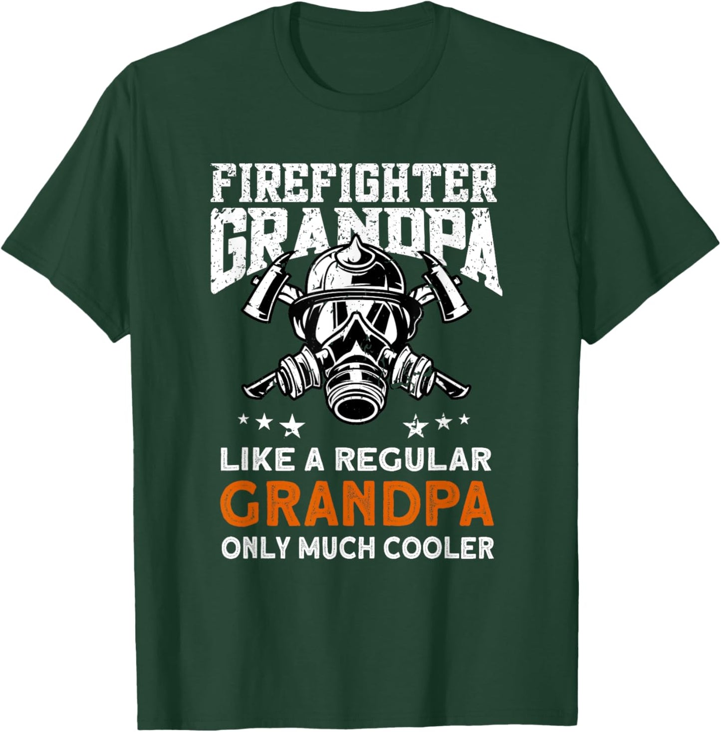 Firefighter Grandpa - Firemen Fireman Firefighter T-Shirt - T-Shirt | Forest