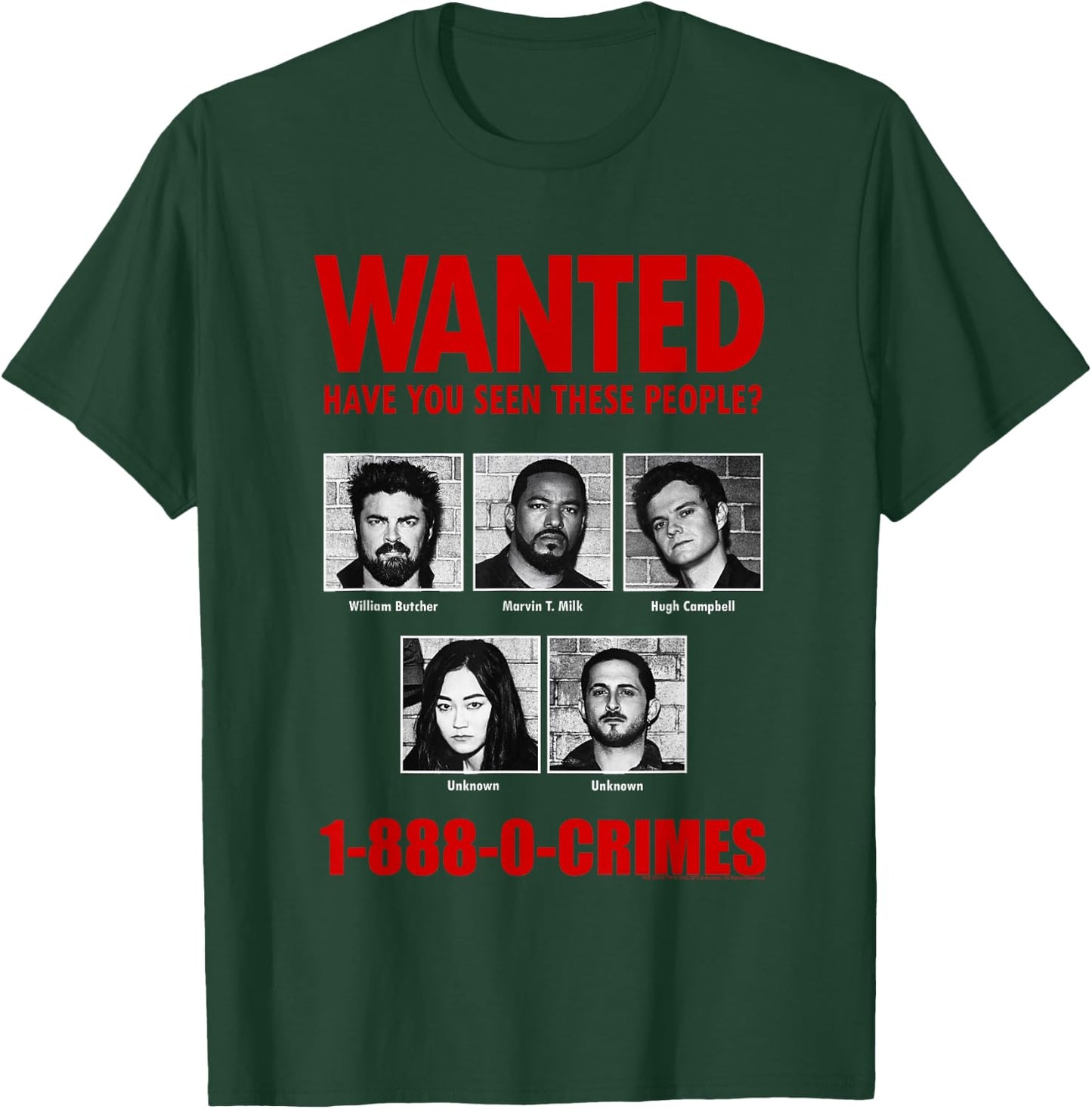 The Boys Anti-Supe Wanted Poster T-Shirt - T-Shirt | Forest