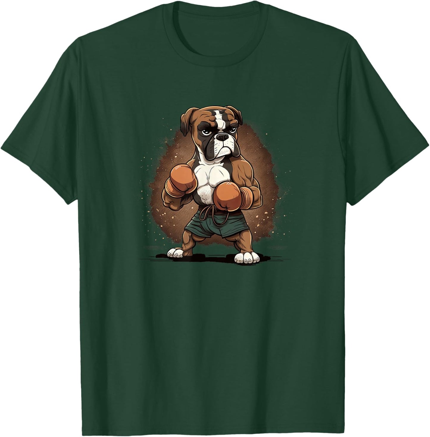 Funny Dog Boxer T-Shirt - T-Shirt | Forest
